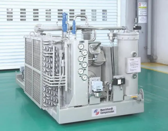 Manutenção compressor burckhardt