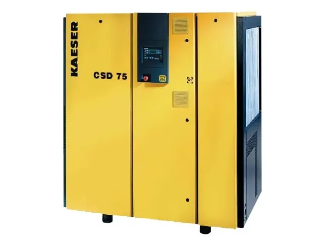 Manutenção de compressor parafuso kaeser