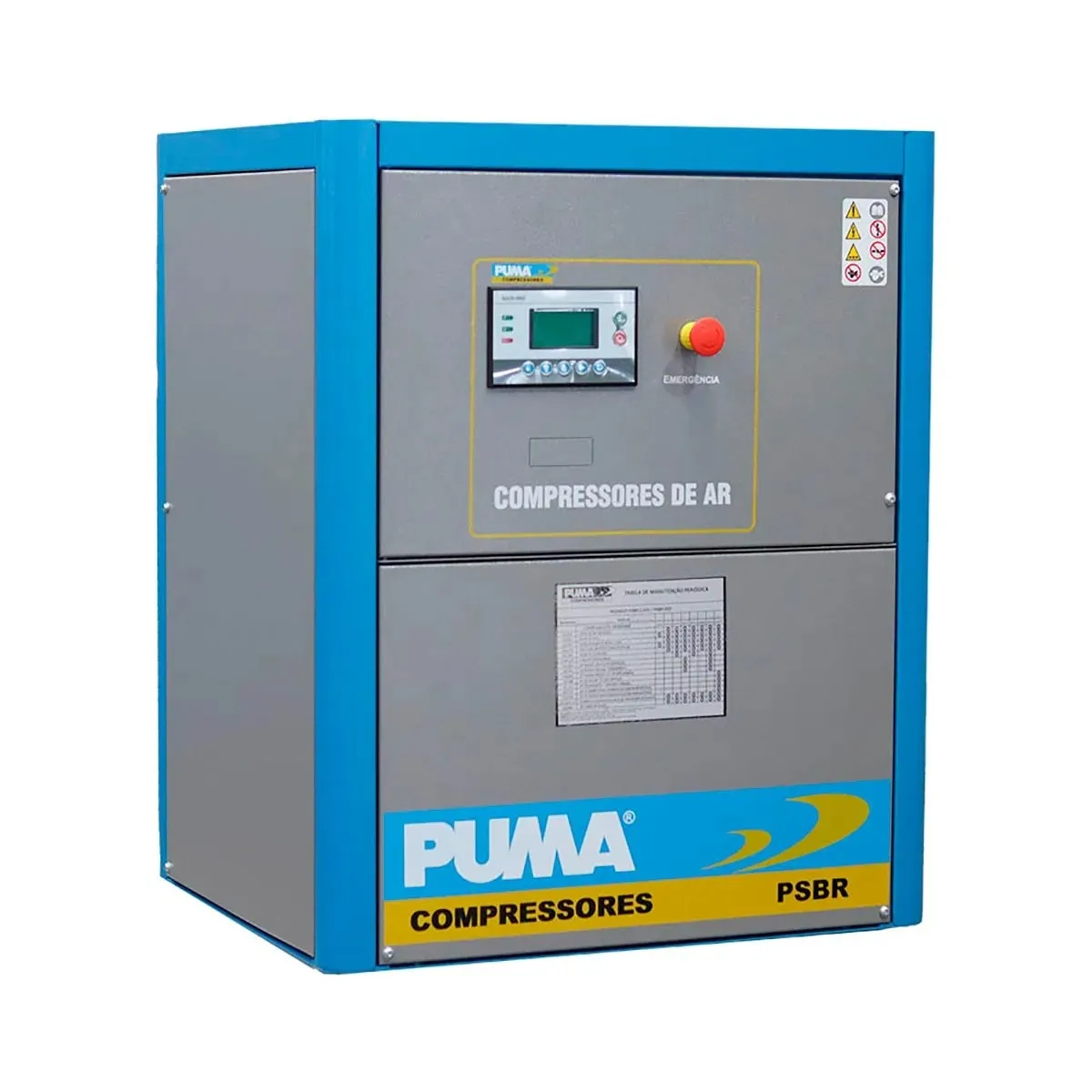 Manutenção de compressor parafuso puma