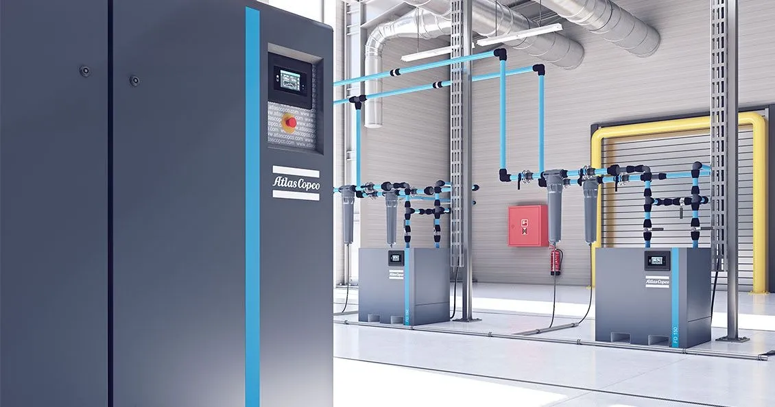 Serviço de instalação rede de ar industrial